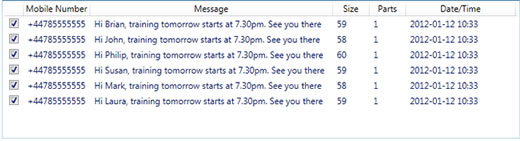 Preview your message