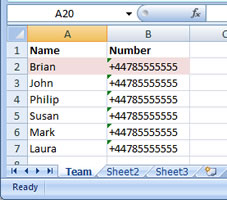 Prepare your spreadsheet