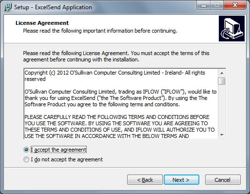 Installation Screen