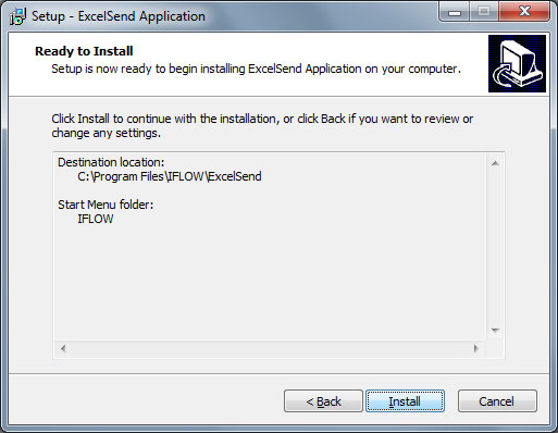 Installation Screen