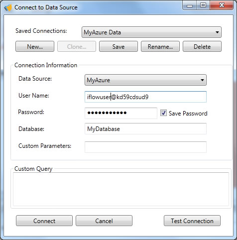 Create a SQLSend Connection