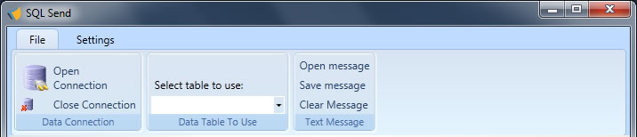 SQLSend FileTab